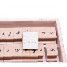 Buchstabenstempel: lateinische Ausgangschrift
