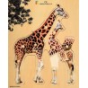 Holz-Puzzle - realistisch - Giraffe, Mutter mit Jungtier