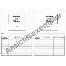 Copy template for weighing
