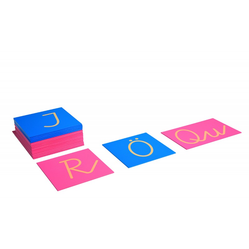 Sandpapierbuchstaben - Großbuchstaben