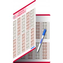 I practice all subtraction problems in the number range up to 20 - with a pencil