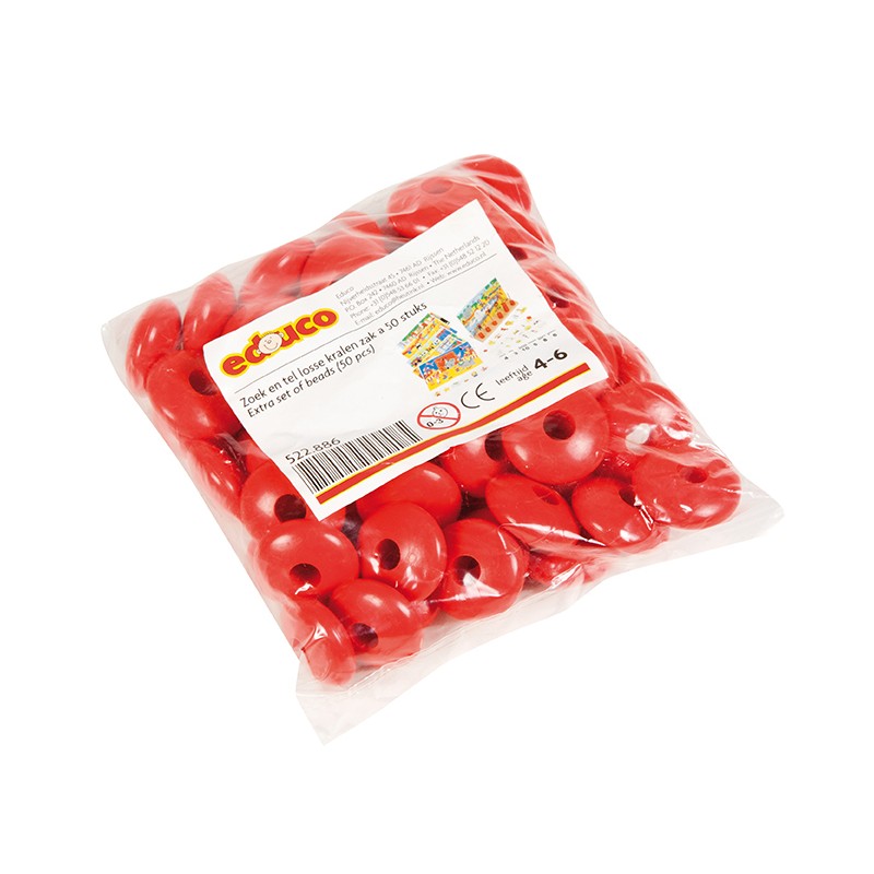 Find and count - additional red beads (100)