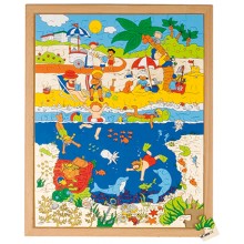 Oberhalb und unterhalb Puzzle120 - Meer
