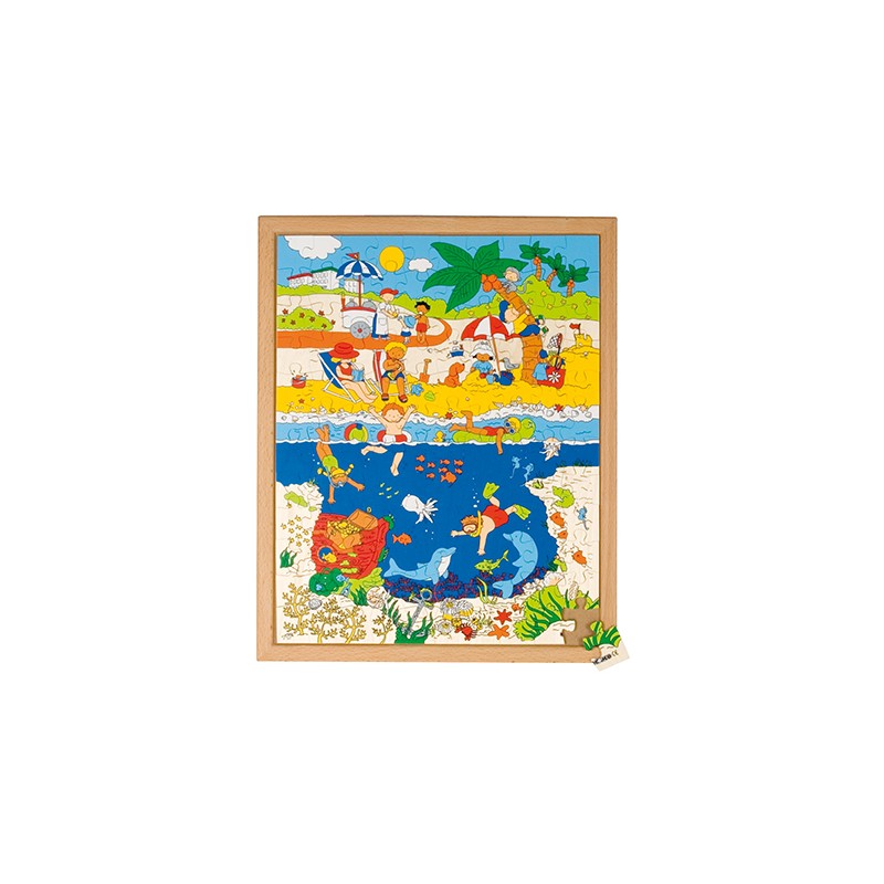 Oberhalb und unterhalb Puzzle120 - Meer