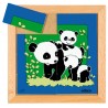 Zvieracia skladačka matka + dieťa - panda