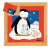 Animal puzzle mother + child - penguin