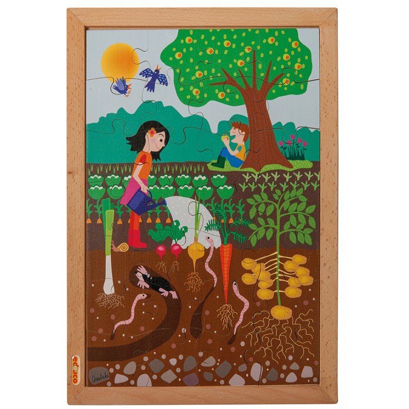 Nadzemné a podzemné puzzle - v záhrade (28)