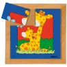 Animal puzzle mother + child - giraffe