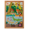 Oberhalb und Unterhalb Puzzle - im Dschungel (35)
