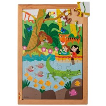 Above and below puzzle - in the jungle (35)
