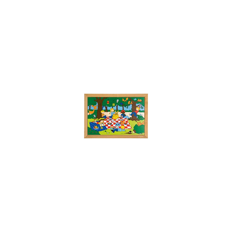 Deti aktivity puzzle - piknik
