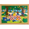 Deti aktivity puzzle - piknik