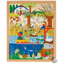 Oberhalb und unterhalb Puzzle - See