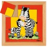 Puzzle zviera matka + dieťa - zebra