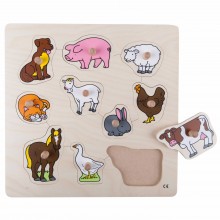 Knob puzzle - farm