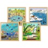 Lebensräume - Sammelpaket / 4 Puzzles