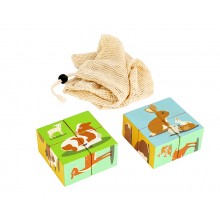 Block puzzle, animals