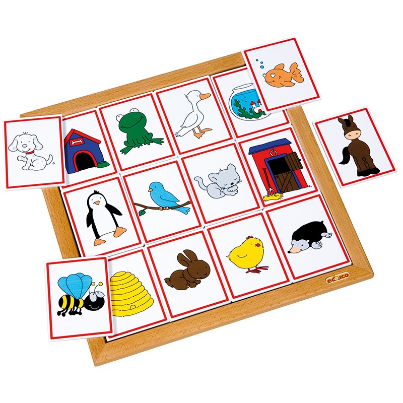 Sorting lotto - animals and their home