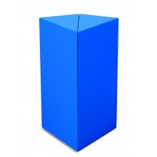 Große Geometrische Körper - Satz mit zwei dreiseitigen Prismen