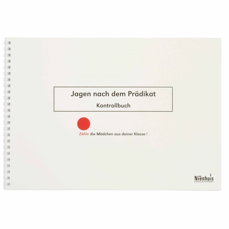 Kontrollbuch zum Jagen nach dem Prädikat