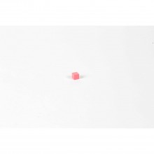 Rosa Turm: Würfel 1 x 1 x 1 cm