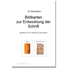Picture cards for the development of writing