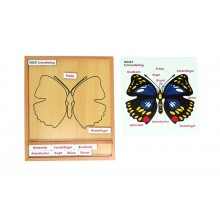 Farbiges Tierpuzzle-Aktivitätsset - Schmetterling - Deutsch