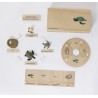 Life Cycle Set of a Turtle - German/English