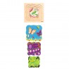 Holz-Puzzle - Wachstum - Schmetterling