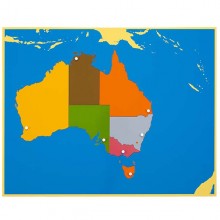 Puzzle mapa Austrália
