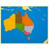 Puzzlekarte Australien
