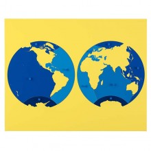 Puzzle mapa oceánov