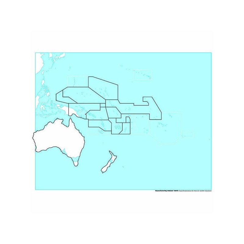 Oceania Control Map: Unlabeled