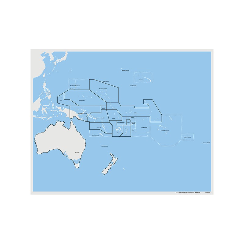 Oceania Control Map: Labeled - English