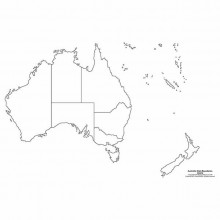 Australia: State Boundaries (50)
