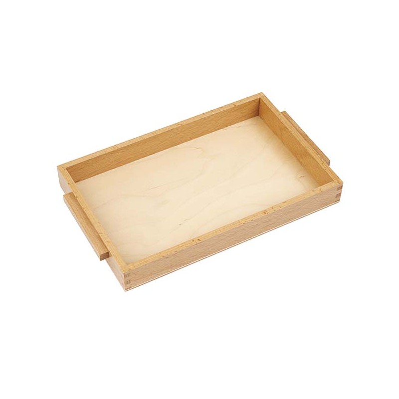 Einfaches Holztablett: klein