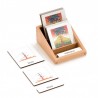 Klassifikation Vulkan - drei Teilekarten - Deutsch