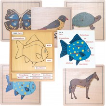 Aktivitätspuzzle Set Tiere