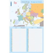 Poznám Európu - krajiny a hlavné mestá - pre triedu bez pera
