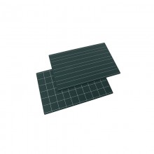 Greenboards With Double Lines And Squares: Set Of 2