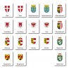 Österreich - Landeswappen - Klassifikationskarten - Deutsch