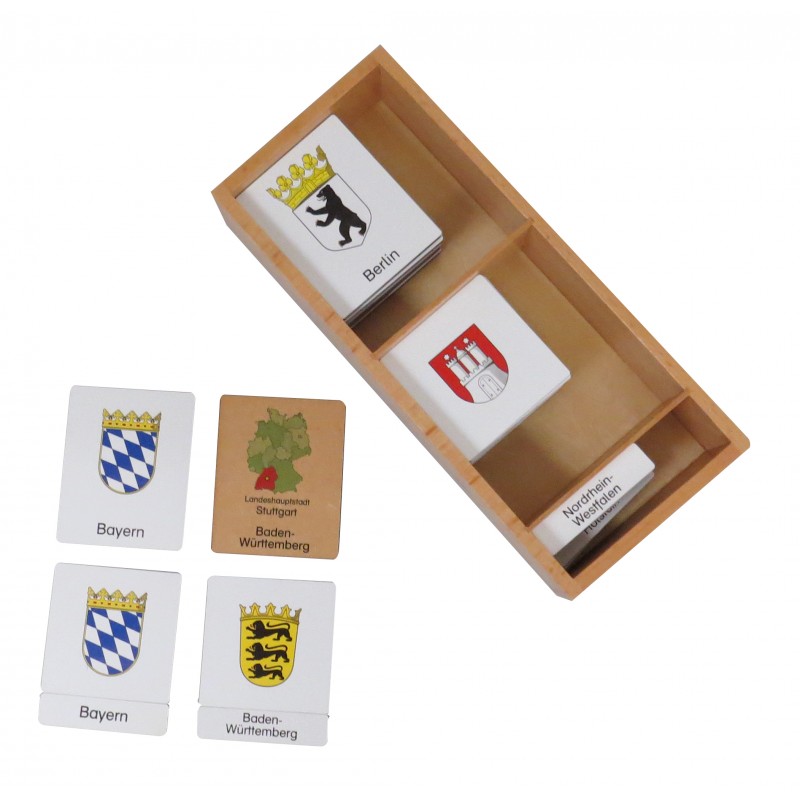 Deutschland - Landeswappen - Klassifikationskarten - Deutsch