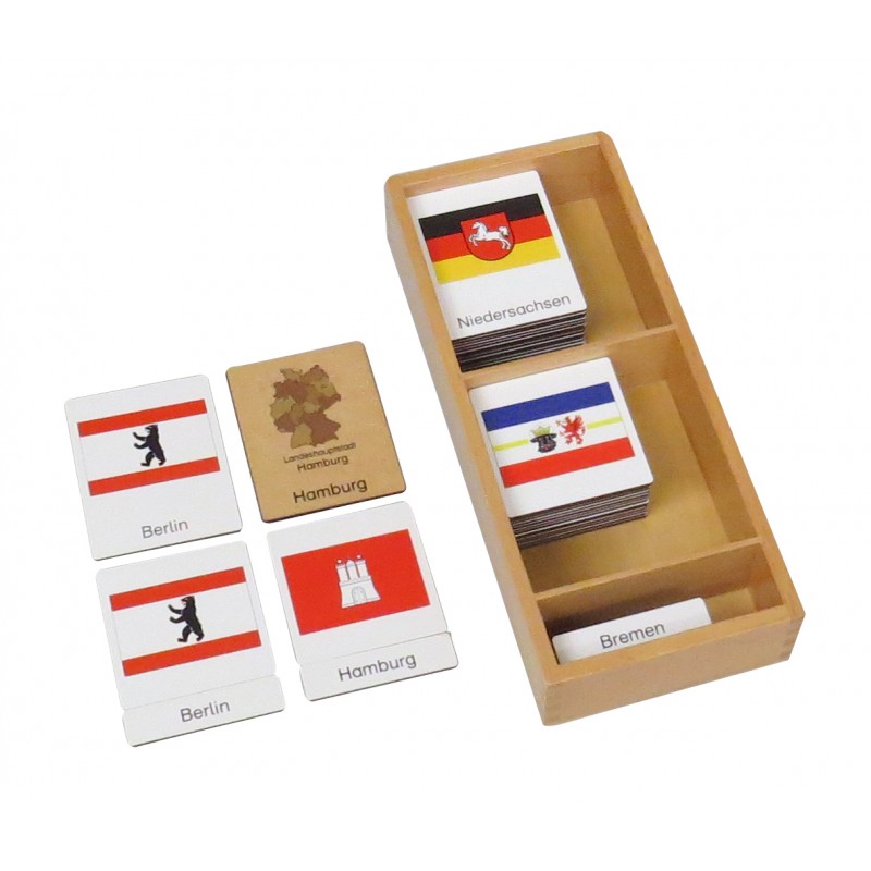 Deutschland - Landesflaggen - Klassifikationskarten - Deutsch
