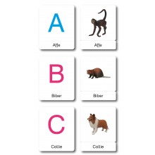 ABC zvieratá - Klasifikačné karty - Nemčina