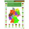 Deutschland - Plakat 50 x 70 cm - Deutsch - bunt