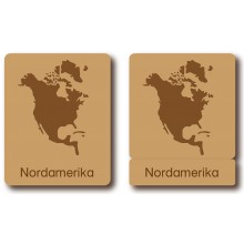 Klassifikationskarten - Tiere aus Nordamerika - Deutsch