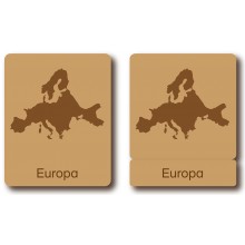 Klassifikationskarten - Tiere aus Europa - Deutsch