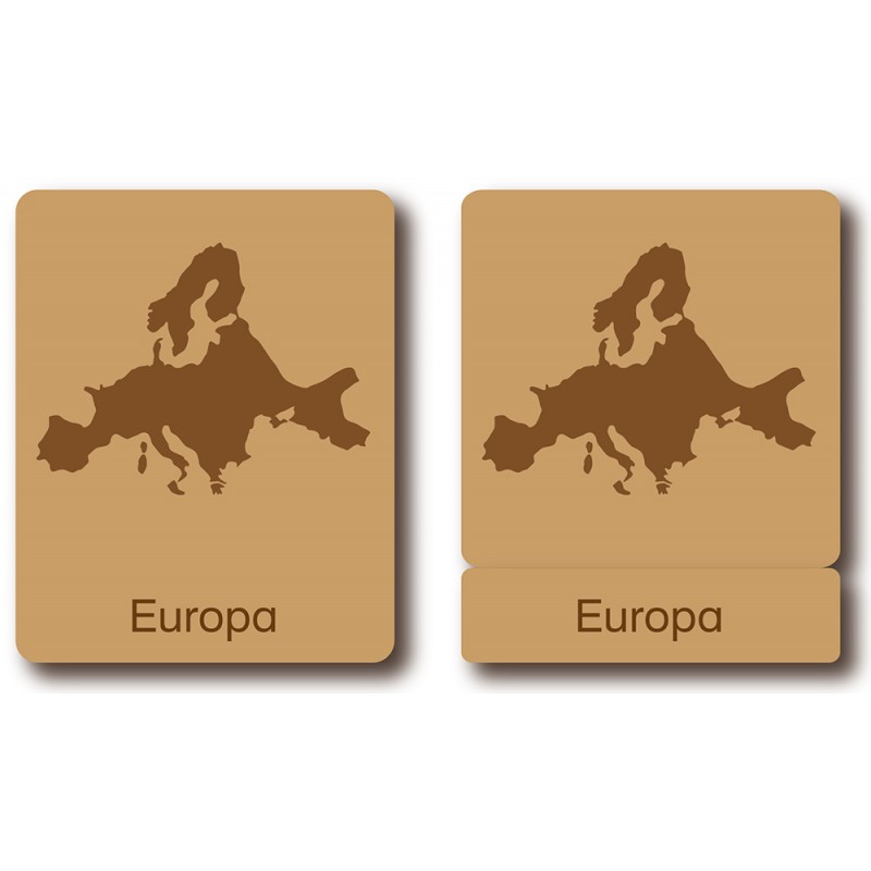 Klasifikačné karty - Zvieratá z Európy - Nemčina