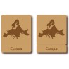 Klasifikačné karty - Zvieratá z Európy - Nemčina