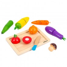 Gemüse-Set Holz
